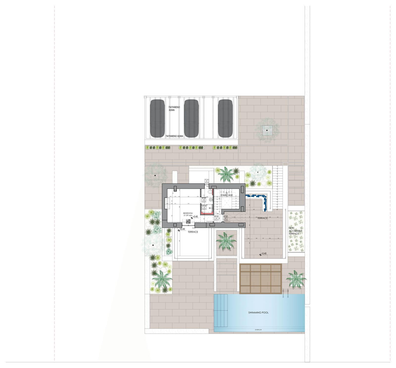 Villa Sabbia — First floor floor plans